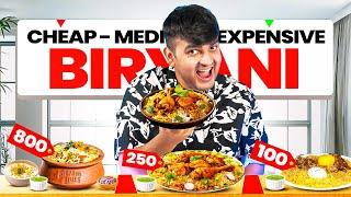 Trying Cheap Medium Expensive Cloud Kitchen Biryani