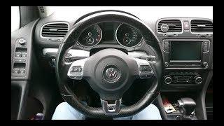 Multi-function steering wheel installation to VW Golf 6
