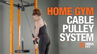 Mirafit Home Gym Cable Pulley System