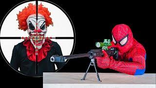 MKTD Nerf Wars : Team Spiderman X Nerf Battle Gun Fight Criminal Army Zombie with Killer