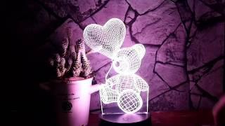 Valentines Day Gift | 3D LED Night Light