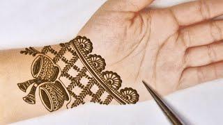 Stylish arabic mehndi design - Simple mehndi design - mehandi ka design - mehndi design - mehandi