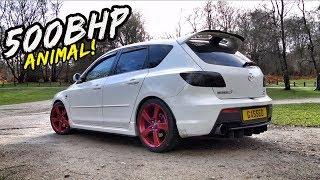 THIS *500BHP METH INJECTED* MAZDA 3 MPS IS A STRAIGHT UP SAVAGE