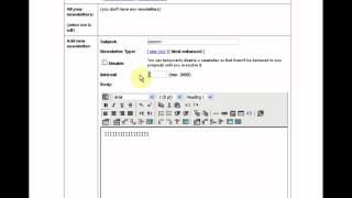 AIOP Response autoresponder - How to create Newsleters.flv