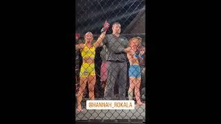 Hannah Rokala (pro debut) - TKO - (2022.08.27) - /r/WMMA