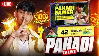 100 BOOYAH! STREAK CHALLENGE | PAHADIGAMER LIVE