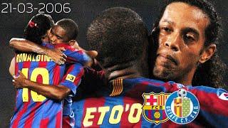 Partido Completo - Barcelona vs Getafe SD Castellano (21/03/2006)