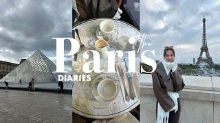 PARIS DIARY | first time in the city, travel VLOG, cafes, bakeries, city guide, museums, fall vibes