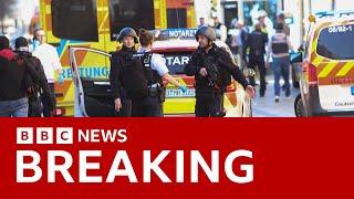 One killed after car driven into crowd in Mannheim, Germany, say police | BBC News