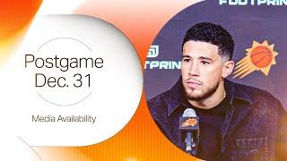 12-31-24 Phoenix Suns Postgame Media Availability: Mike Budenholzer, Devin Booker and Kevin Durant