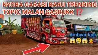 Truck trending topic nyobain garasi baru ada hal yang tak terduga ‼️