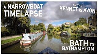 026.01 - Bath to Bathampton  || A Narrowboat Time-Lapse on the Kennet & Avon