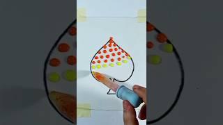 Colormixing drop art #shorts #drawing #colormixing #satisfying