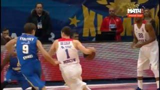 Nando de Colo and Milos Teodosic 38 points 13 dimes combined! vs Khimki