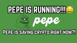 pepe coin news today massive reversal upward | crypto crash over?