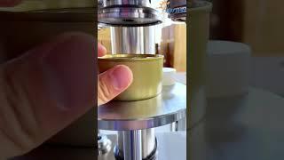#Semi automatic easy open lid #seaming machine, small #tin can sealing machine, #can seamer #machine