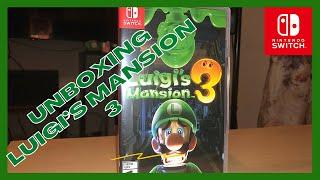 UNBOXING LUIGI’S MANSION 3 FOR NINTENDO SWITCH