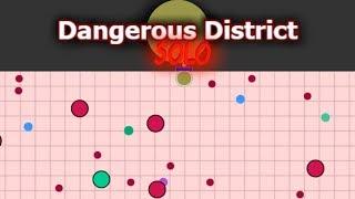 Evades.io (Solo Rameses) // Dangerous District // How far can i go ?