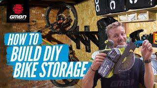 How To Build DIY Bike Storage | Blake Builds A Mountain Bike Rack