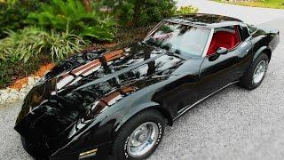 1980 Black Corvette with Red interior, manual, from THE VETTE NET