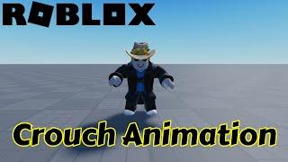 Crouch Animation | Roblox Studio