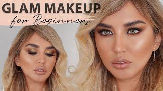 HOW TO DO GLAM MAKEUP FOR BEGINNERS | NINA UBHI