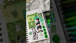 Boku no hero  Journal with me  anime Journal #journaling #stationeryhomemade #animejournalwithme