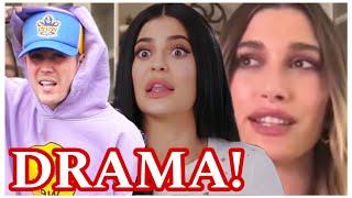 Justin Bieber Kylie Jenner Hailey Bieber DRAMA UPDATE!