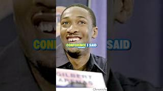 Gilbert Arenas Hung Up On His Team After Getting Drafted By Them #gilsarena