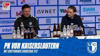 „Kompakte Mannschaft mit gefährlichem Zielspieler.“ | PK vor dem Spiel beim 1. FC Kaiserslautern