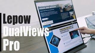 Lepow DualViews Pro Dual-screen Portable Monitor Review: It's Even Touchable!