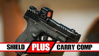 M&P 2 0 shield plus carry comp, a real contender for your next EDC pistol.