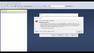 HOW TO FIX CANNOT CONNECT TO SQL SERVER ERROR