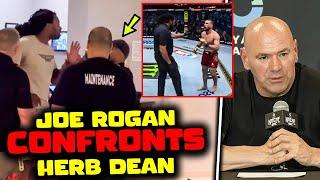 Joe Rogan CONFRONTS Referee Herb Dean for HORRIBLE REFFING after UFC 306, SCANDAL! Dana White REACTS