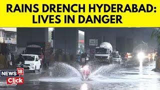 Hyderabad Rain Today News | IMD Issues Yellow Alert Amid Heavy Rainfall In Hyderabad | N18V