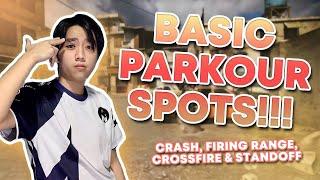 CALL OF DUTY MOBILE | BASIC PARKOUR SPOTS!!