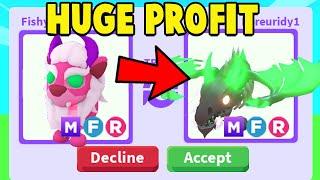 I Traded MEGA SECRET PET in Adopt Me! (PROFIT)