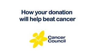 Cancer Council Australia - Where the donation money goes