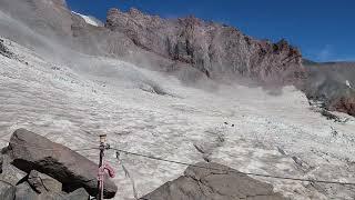 Scouting the Disappointment Cleaver Route from Camp Muir