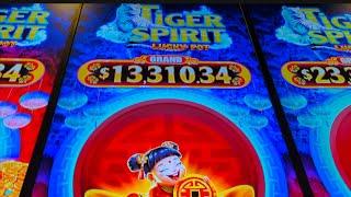 TIGER SPIRIT LUCKY POT! KICKAPOO LUCKY EAGLE CASINO!