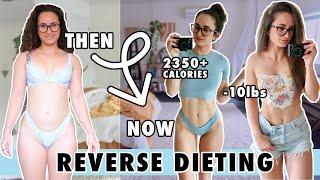 MY REVERSE DIET RESULTS // How I Increased My Metabolism by 650 CALORIES // Before & After