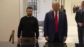 Trump meets with Ukrainian President Volodymyr Zelensky at Trump Tower