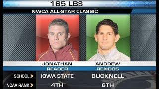 Jonathan Reader vs Andrew Rendos - 165 lbs. - 2009 NWCA All Star Classic