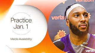 1-2-25 Phoenix Suns Practice Media Availability: Head Coach Mike Budenholzer and Josh Okogie