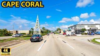 Cape Coral Florida Driving Through