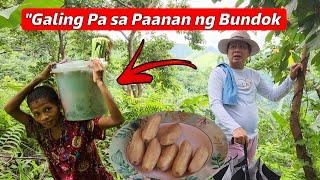 PAMILYA SA BUNDOK NADATNAN NAMIN NILAGANG SAGING KINAKAIN PARA MATIPID ANG KAUNTING BIGAS