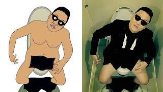 PSY - Gangnam Style Funny Drawing Meme 