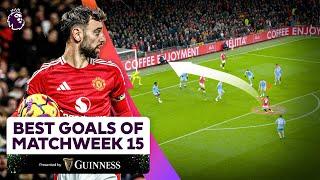 The Best GOALS of the Matchweek 15  | FT Fernandes, Duran, Sancho and MORE!