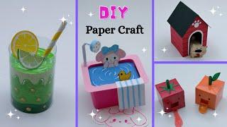 8 Easy Paper craft/ Easy craft ideas / miniature craft / how to make / DIY / school project #craft