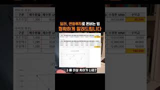 달러, 엔화투자로 돈버는 법  정확하게 알려드립니다